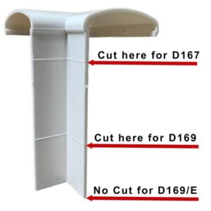 Internal Window Corner Cap (48 x 48 x 65mm)