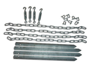Chain Down Kit For Shingle Base Ground