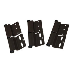 Door Hinge Left Hand Brown Ellbee Set of 3