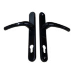 External Door Handle Black UPVC Ellbee