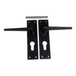 Door Handles Ellbee Black Eurolock