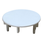 Round Mesh Floor Vent Cover White