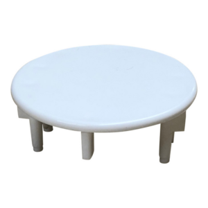 Round Mesh Floor Vent Cover White