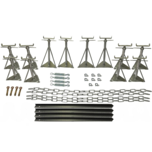 Siting Kit for Shingle Base with 12 Axle Pack Secure Caravan Installation