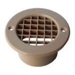 Mesh Floor Vent Beige 75mm