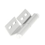 Door Hinge, Right Hand White 95mm long