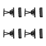 Door Catch Viva Black Pack of 4