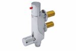 Shower Vertical Thermostatic Valve V100- Chrome 45mm Centres