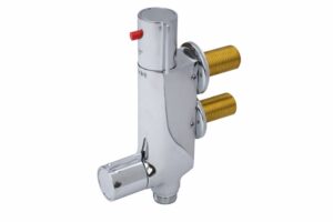 Shower Vertical Thermostatic Valve V100- Chrome 45mm Centres