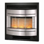 Widney Curvascape GP Portrait LPG Fire Black/Silver CS1EGPBSS