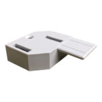 Window Trim Fixing Eltherington Grey Plastic (80 x 80 x 10mm) CSWXM17/GY