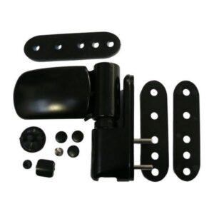 Flag Hinge UPVC Door Suitable For ABI And Others Black